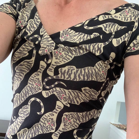 Diane Von Furstenberg Dress. DVF.  Black. Size 2 - Picture 1 of 4
